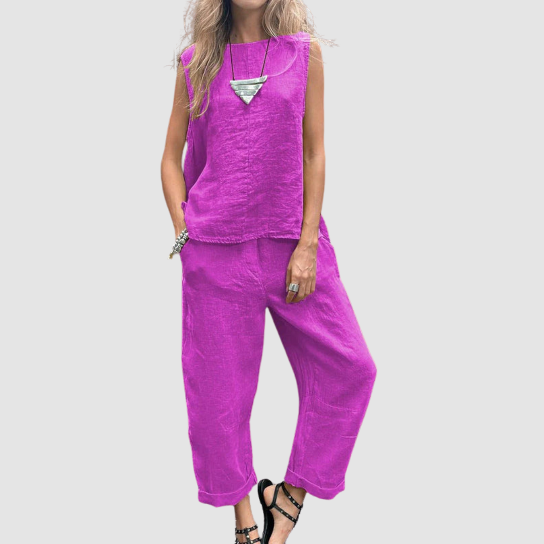 Suzette - Lightweight Two-Piece Summer Set