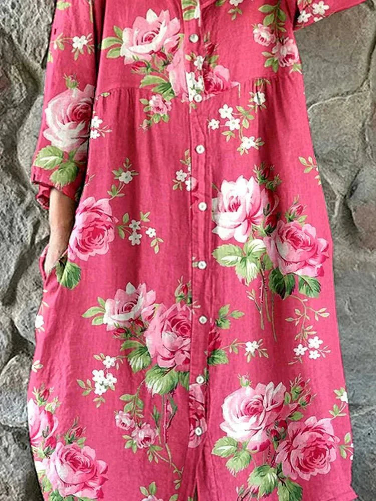 Maddie - Art Floral Dress