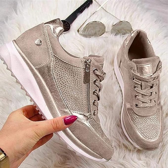 Gwendolyn – Zip-Up Orthopedic Sneakers