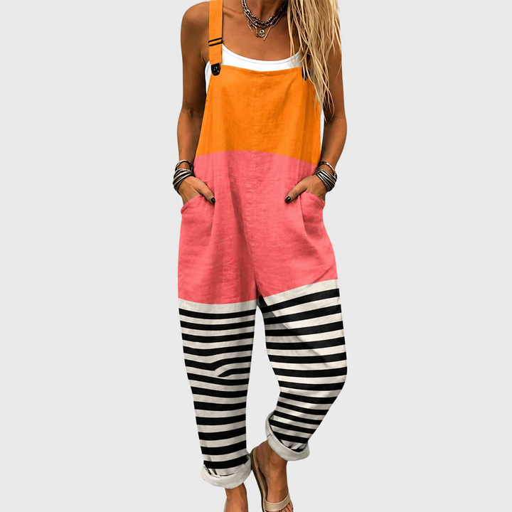 Caitlin – Comfortable Printed Overall
