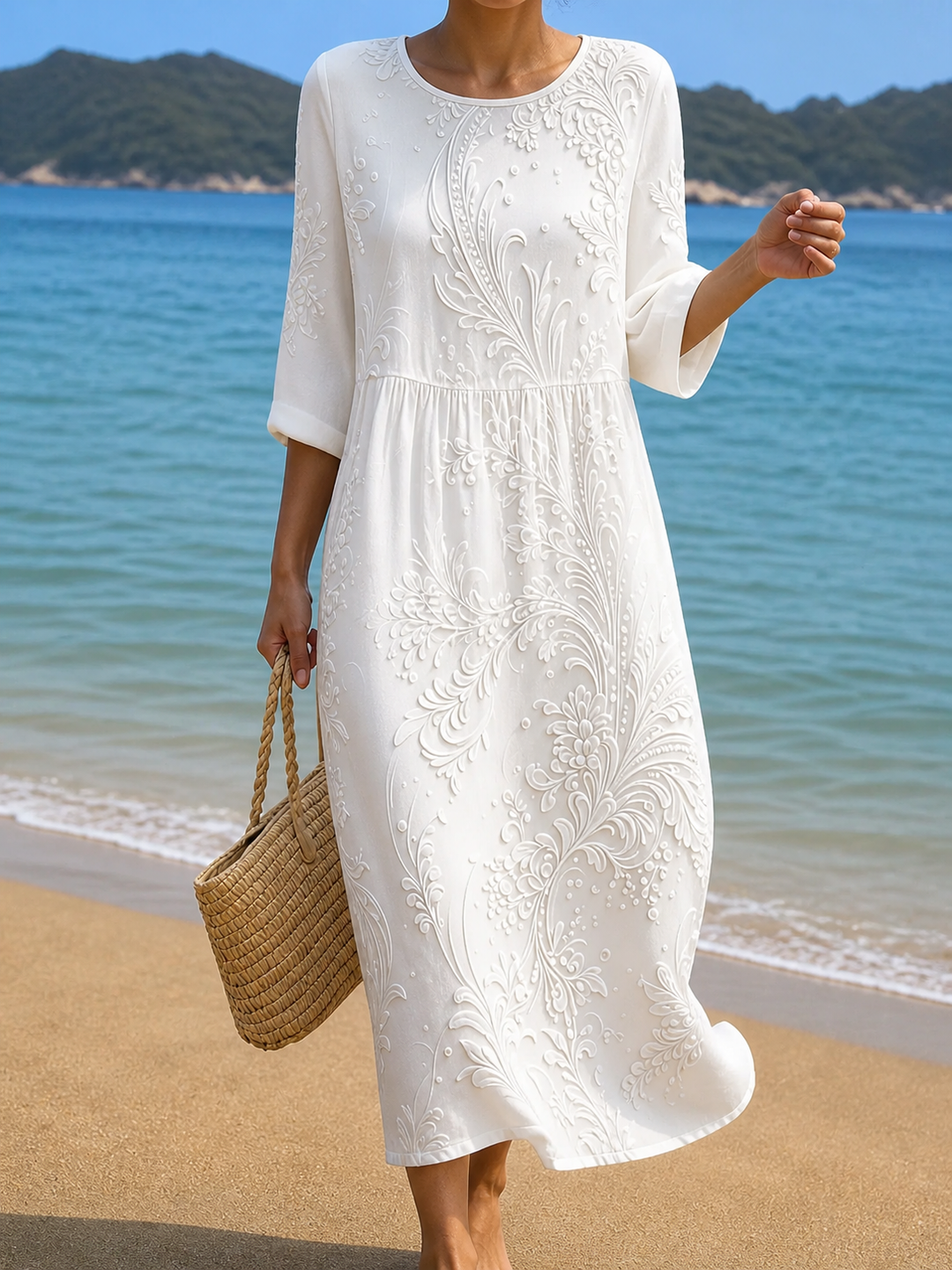 Violette - Casual Floral Print Dress for Women