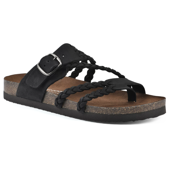 Zosia - Woven Cork Sandals with Orthopaedic Support