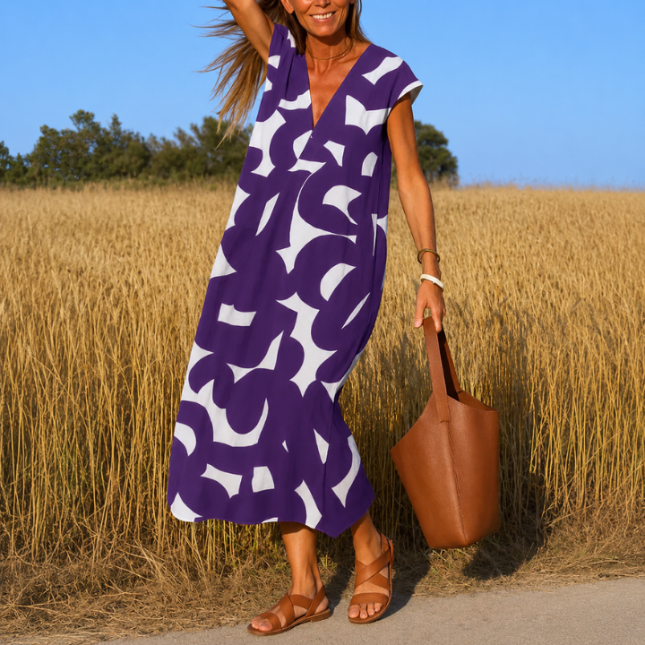 Tatiana™ - Cutwork Detail Maxi Dress