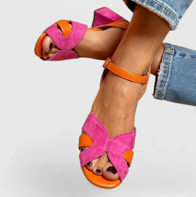 Dahliana – Orthopedic Heels with Elegant T-Strap
