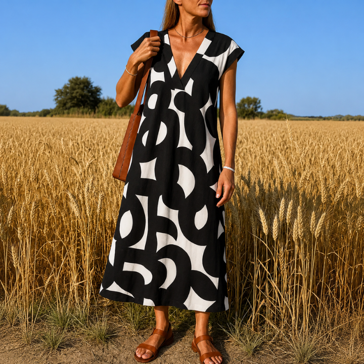 Tatiana™ - Cutwork Detail Maxi Dress