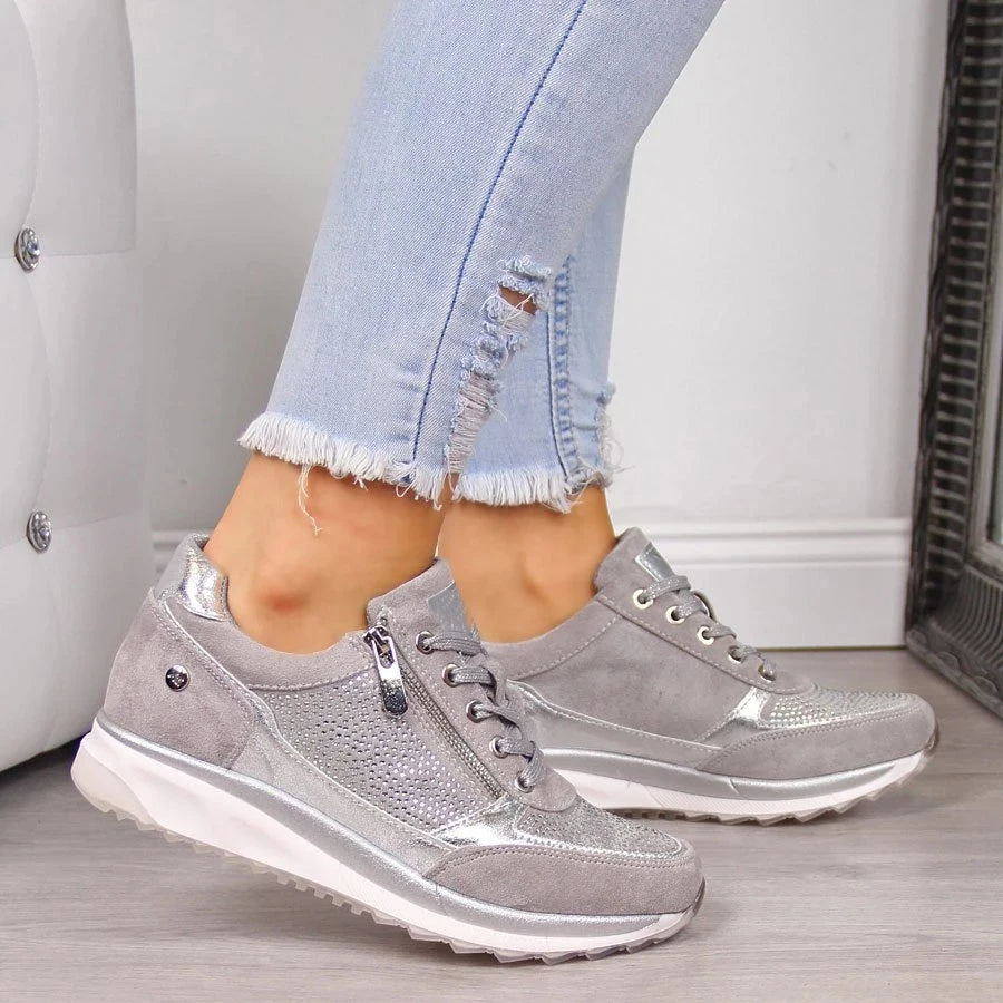 Gwendolyn – Zip-Up Orthopedic Sneakers