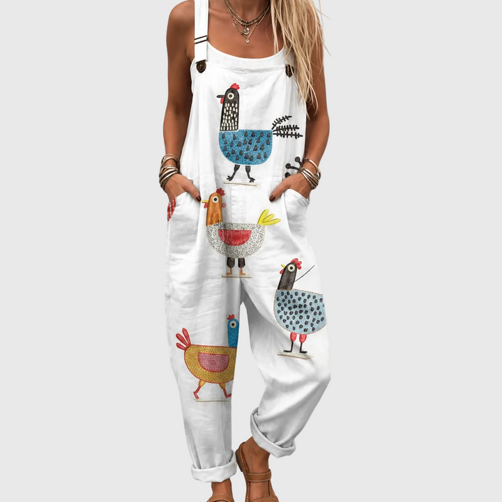 Mila – Happy Chickens Overall