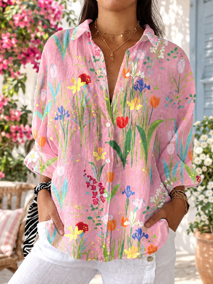 Fiona – Spring Garden Blouse