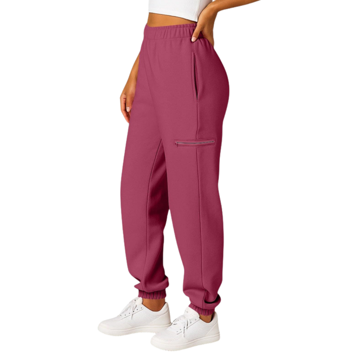 SOLÈNE™ – Relaxed Drawstring Jogger Sweatpants