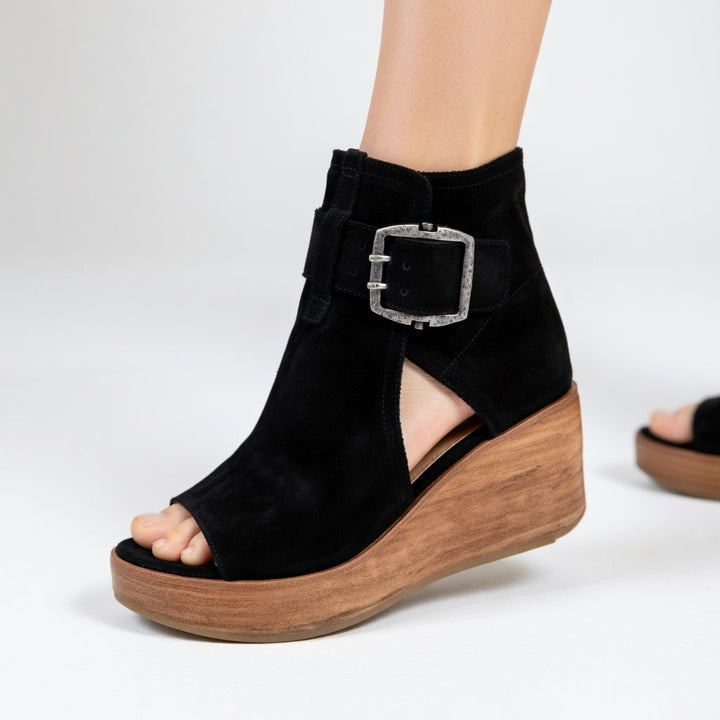 Oriana – Open Wedge Ankle Boots