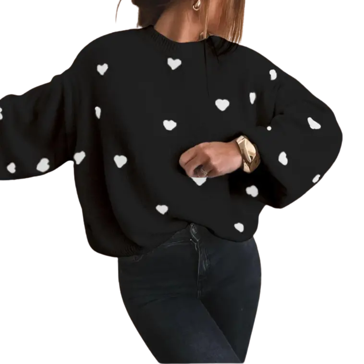 HOLLIS™ – Cozy Halloween Print Drop Shoulder Sweater