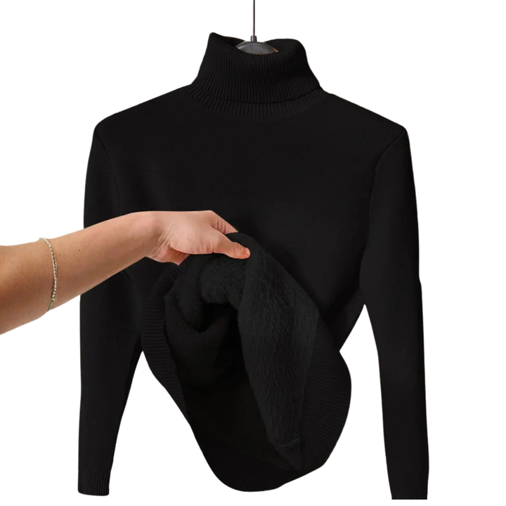 CELWYN™ – Cozy Fleece-Lined Turtleneck Sweater