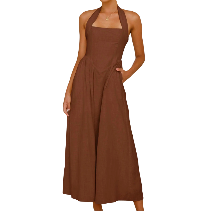 ELEONOR™ - Elegant Puff Sleeve Midi Dress