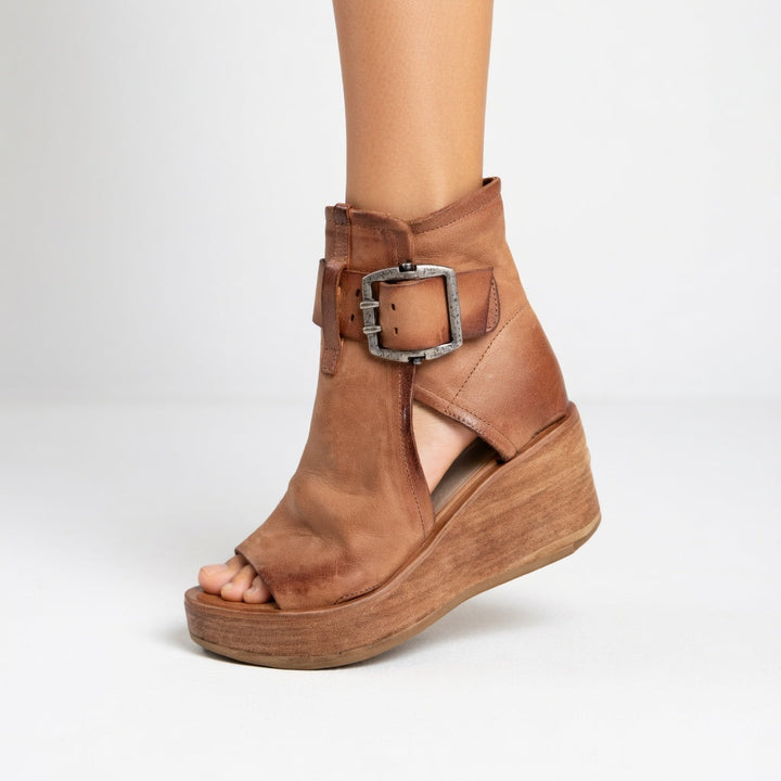 Oriana – Open Wedge Ankle Boots