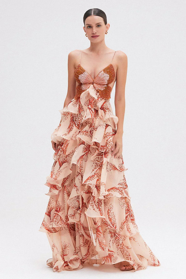 Sienna - Elegant Silk Ibiza Dress