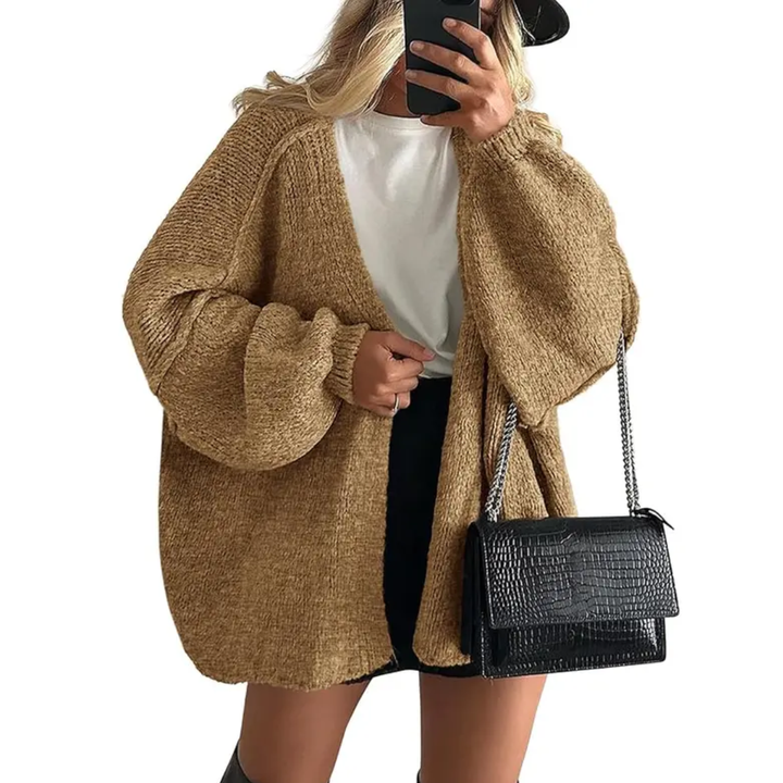 WRENLEY™ – Cozy Oversized Open Front Cardigan Sweater