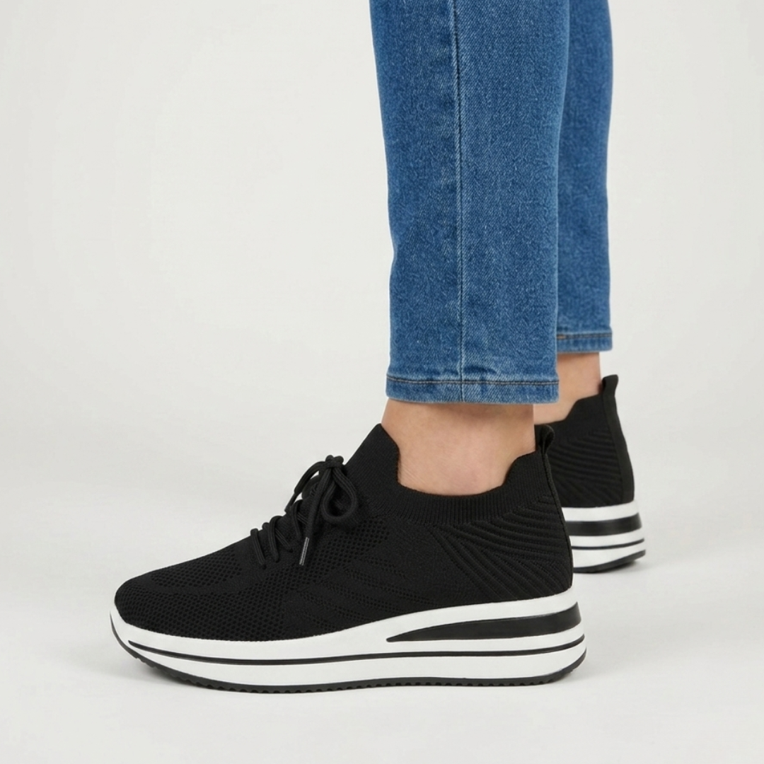 Bonnie – Comfortable Platform Walking Shoes