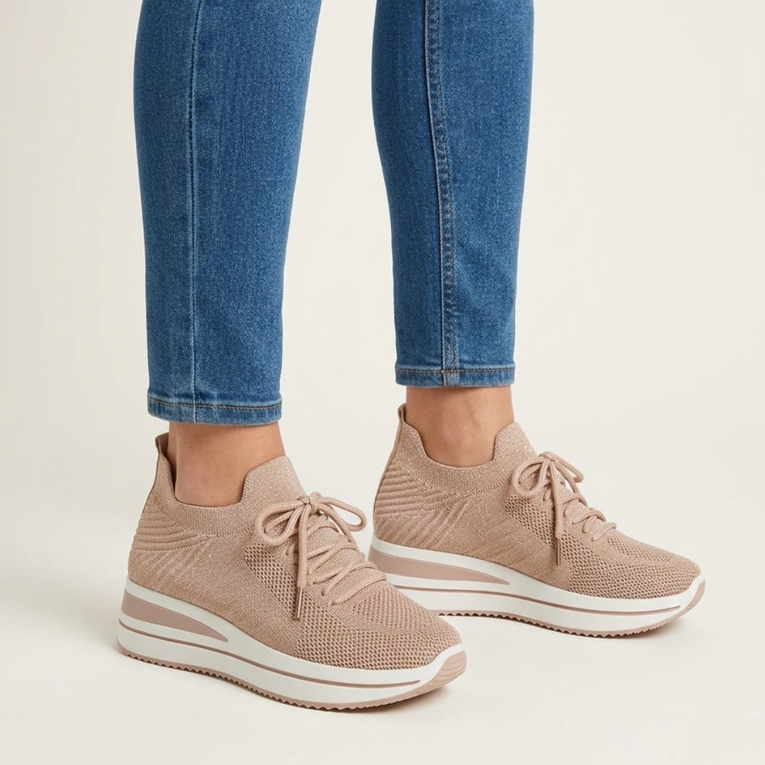 Bonnie – Comfortable Platform Walking Shoes