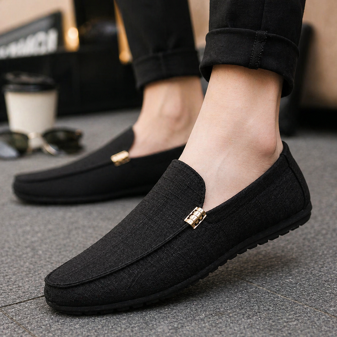 Fraser - Lightweight Canvas Slip-On Loafers