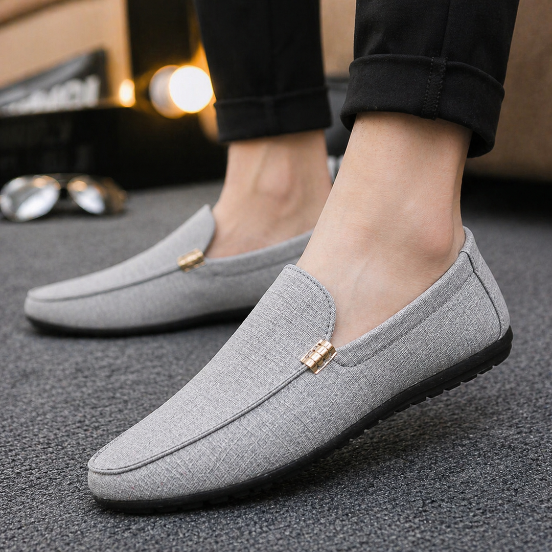Fraser - Lightweight Canvas Slip-On Loafers