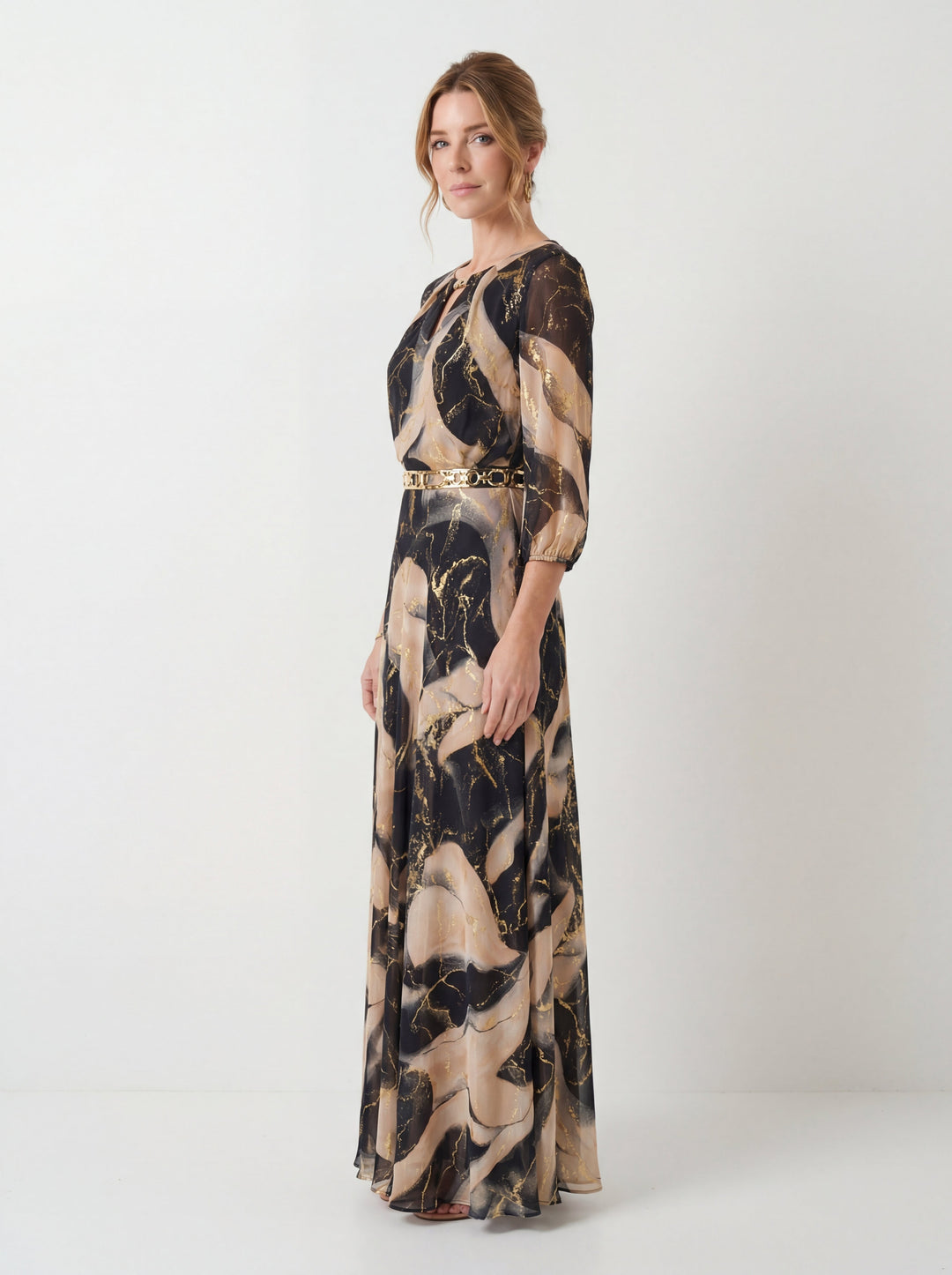 Emily - Printed Gauze Dress