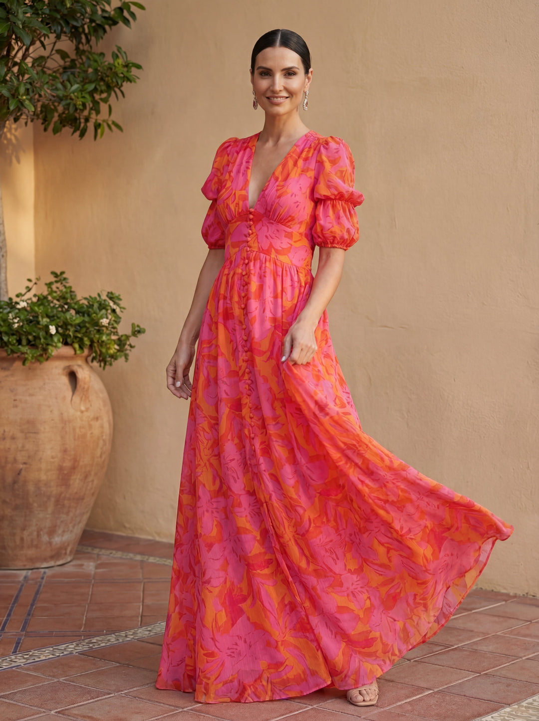 Mia - Refined Silk Olvera Dress