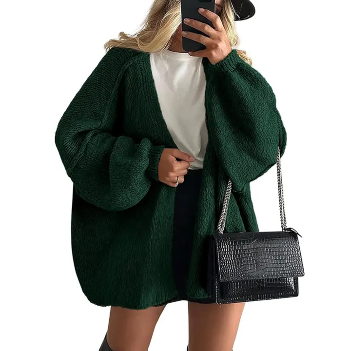 WRENLEY™ – Cozy Oversized Open Front Cardigan Sweater