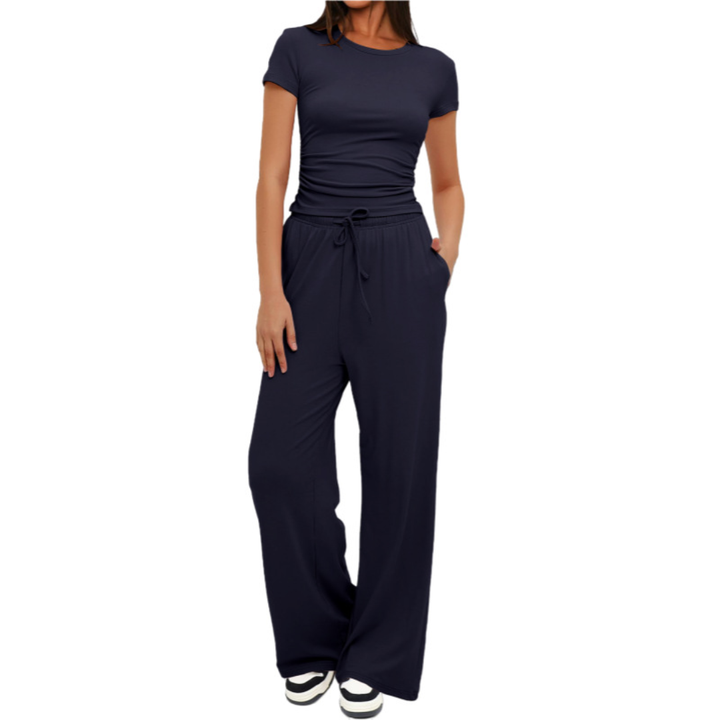 WINNIE™ – Cozy Solid Lounge Two-Piece Set