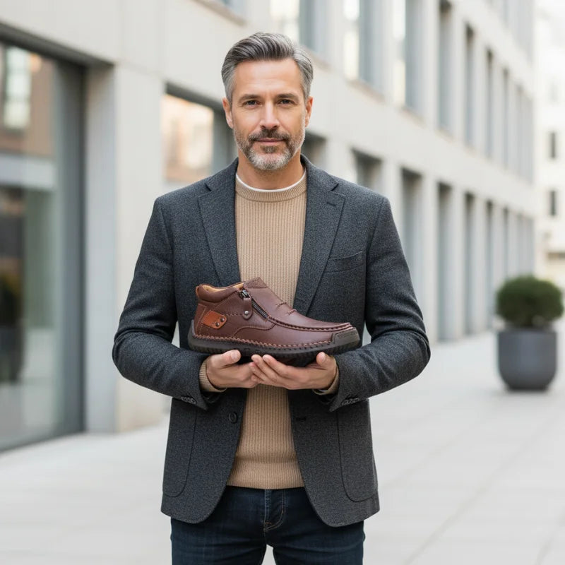 Magnus – Leather Comfort Shoes with Orthopaedic Support