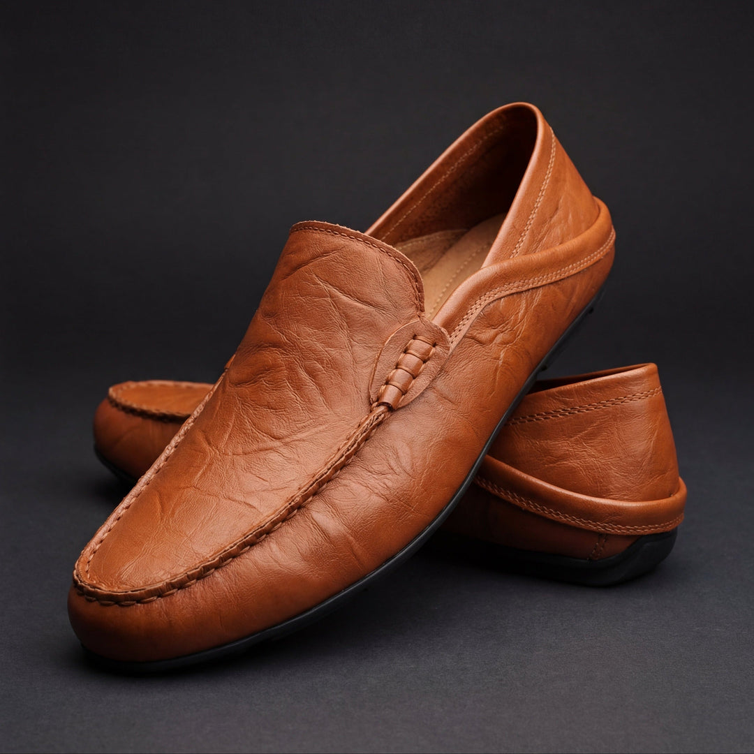 Thomas - Premium Leather Slip-On Loafers