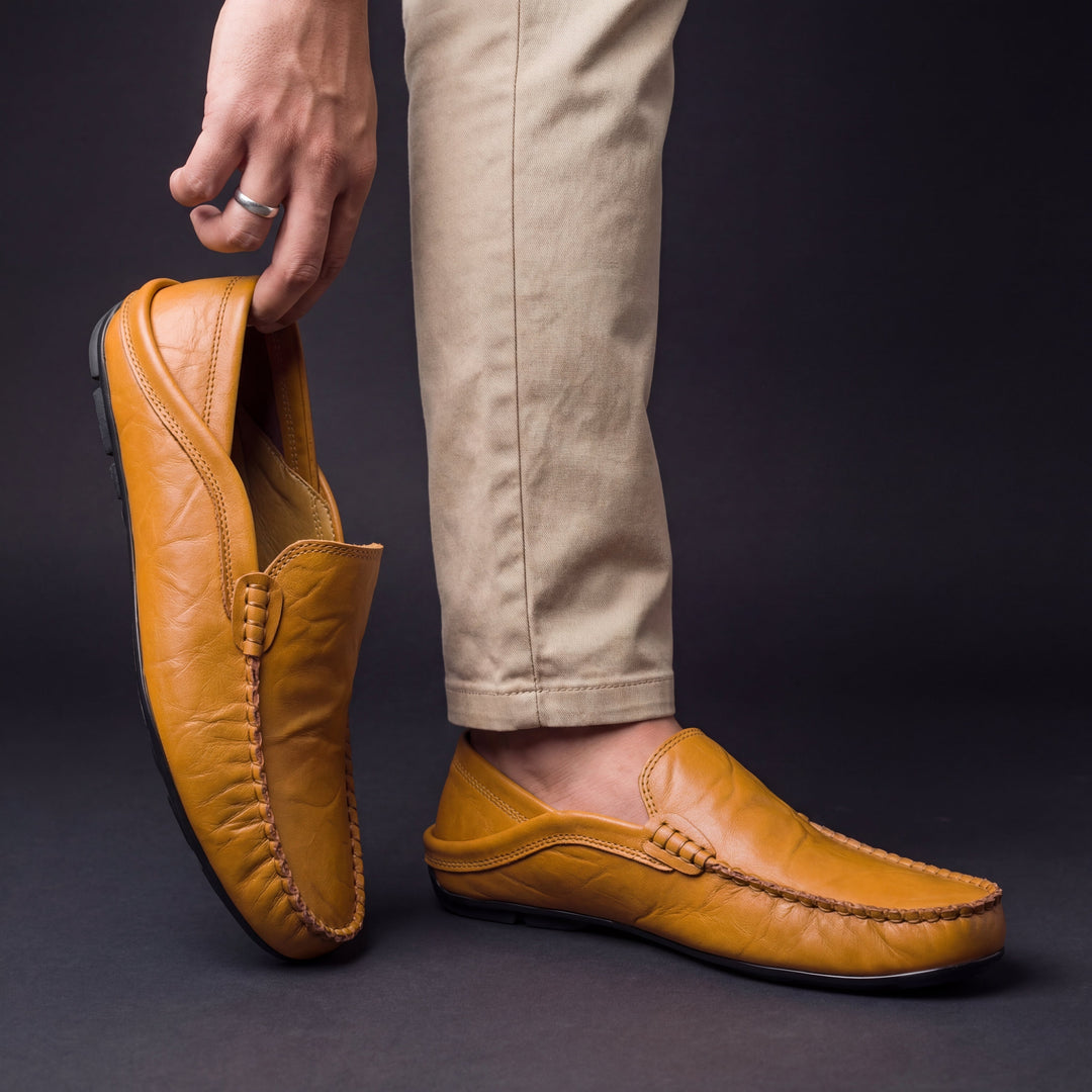 Thomas - Premium Leather Slip-On Loafers