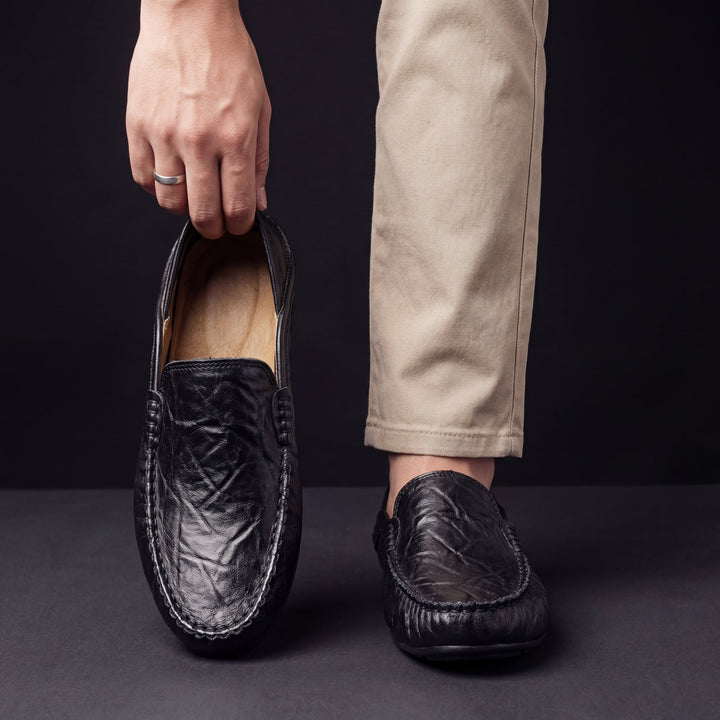 Thomas - Premium Leather Slip-On Loafers