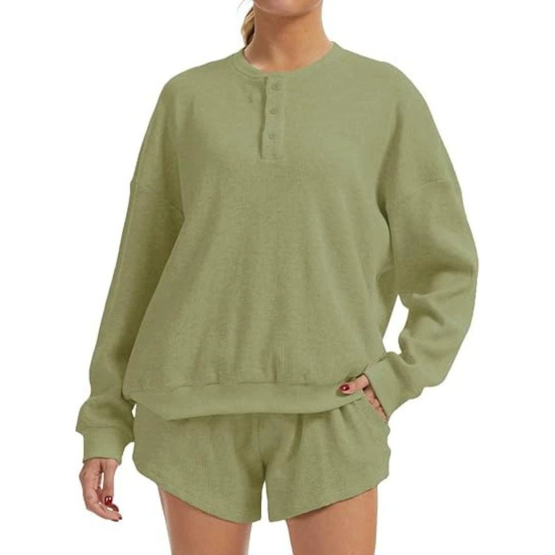DARLOW™ – Cozy Waffle Knit Lounge Set