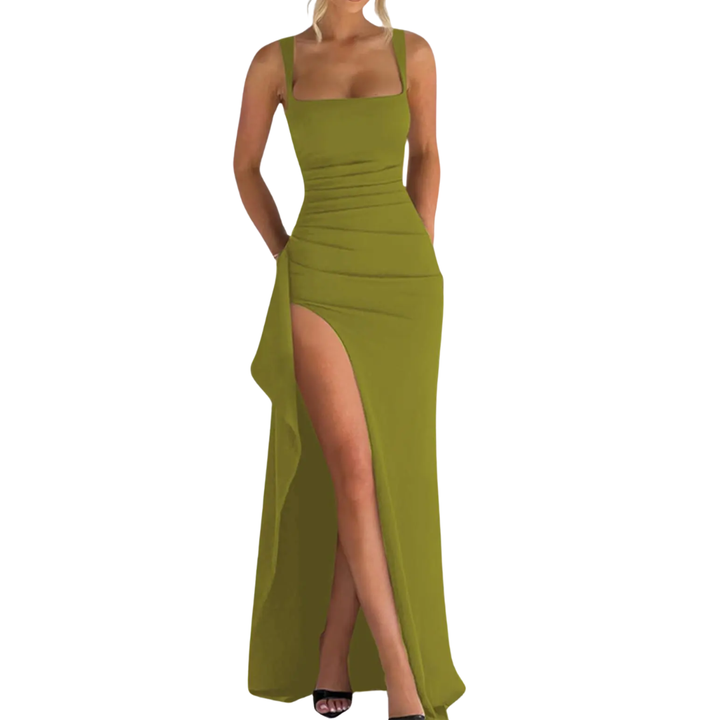 VALENTINA™ – Sexy Open-Back Slit Maxi Dress