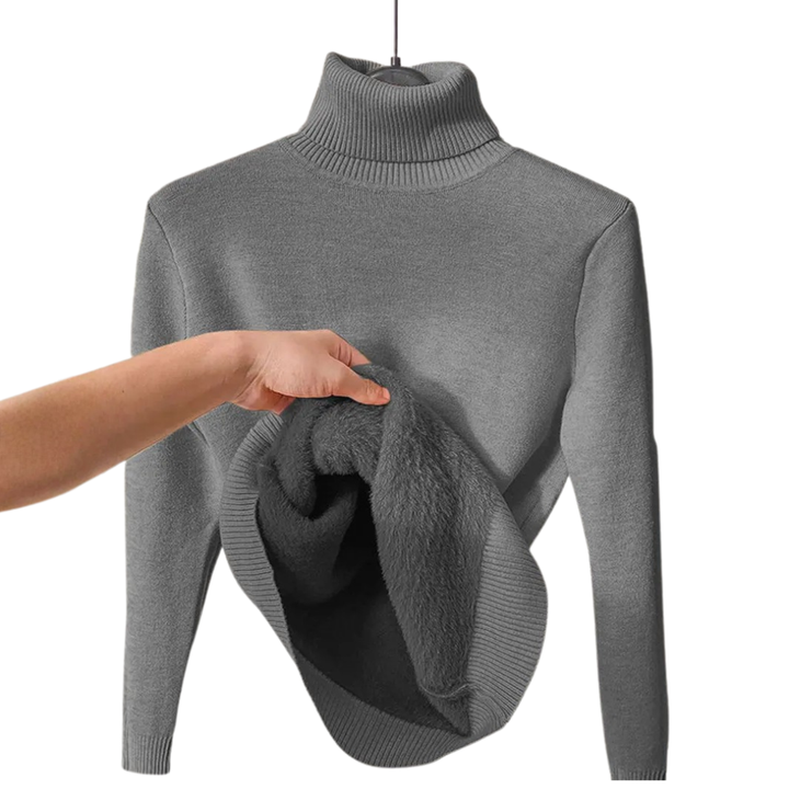CELWYN™ – Cozy Fleece-Lined Turtleneck Sweater