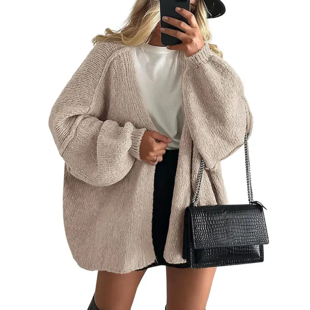 WRENLEY™ – Cozy Oversized Open Front Cardigan Sweater
