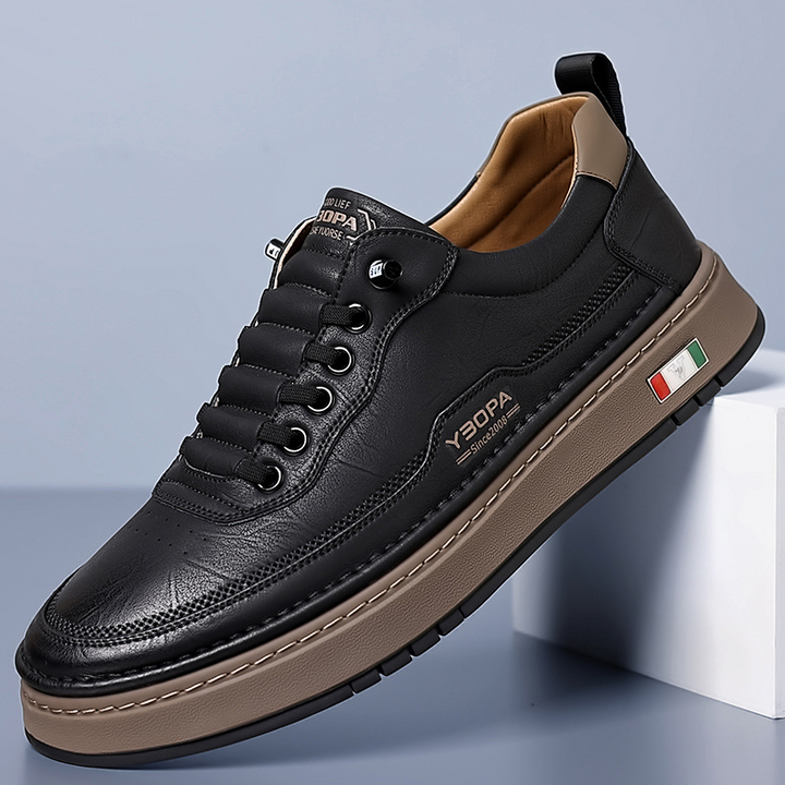 Cormac – Premium Leather Urban Sneakers with Cushioned Sole