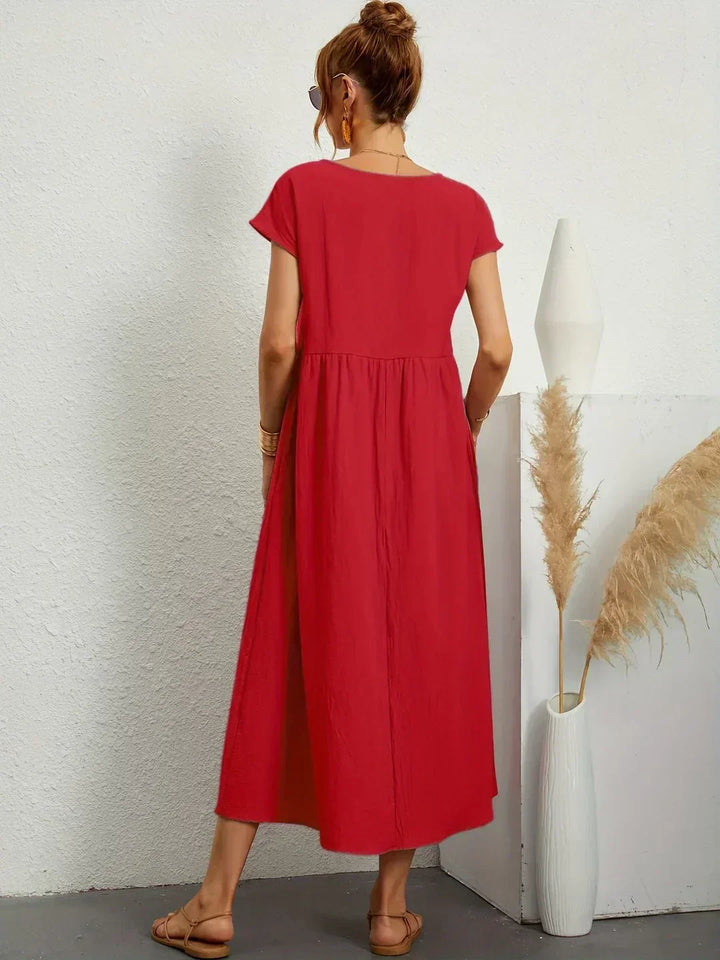Ursina™ - Fluid Midi Dress
