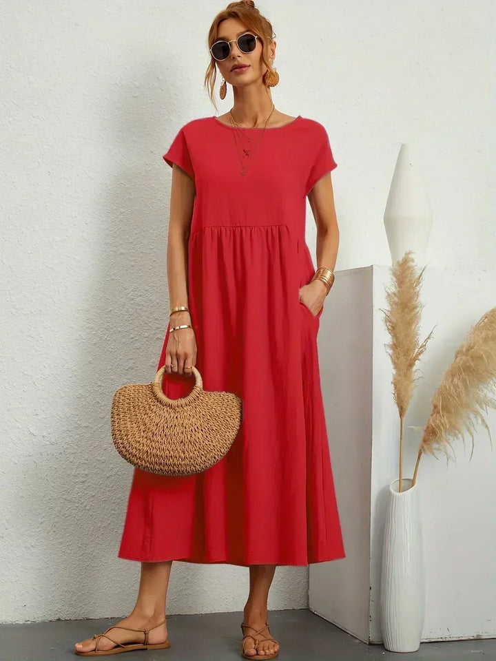 Ursina™ - Fluid Midi Dress