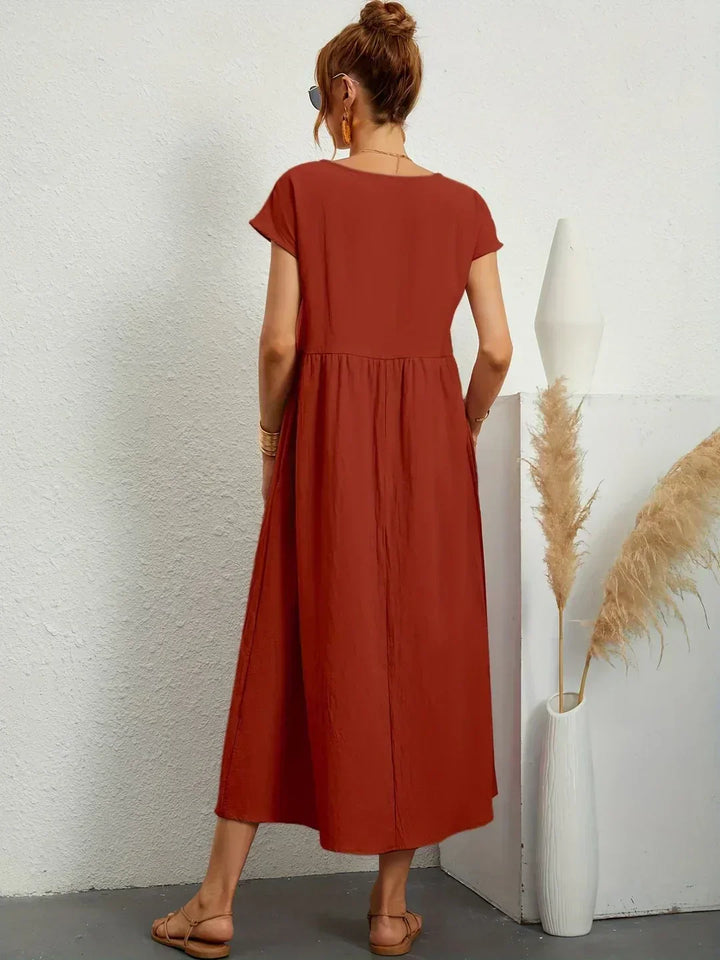 Ursina™ - Fluid Midi Dress
