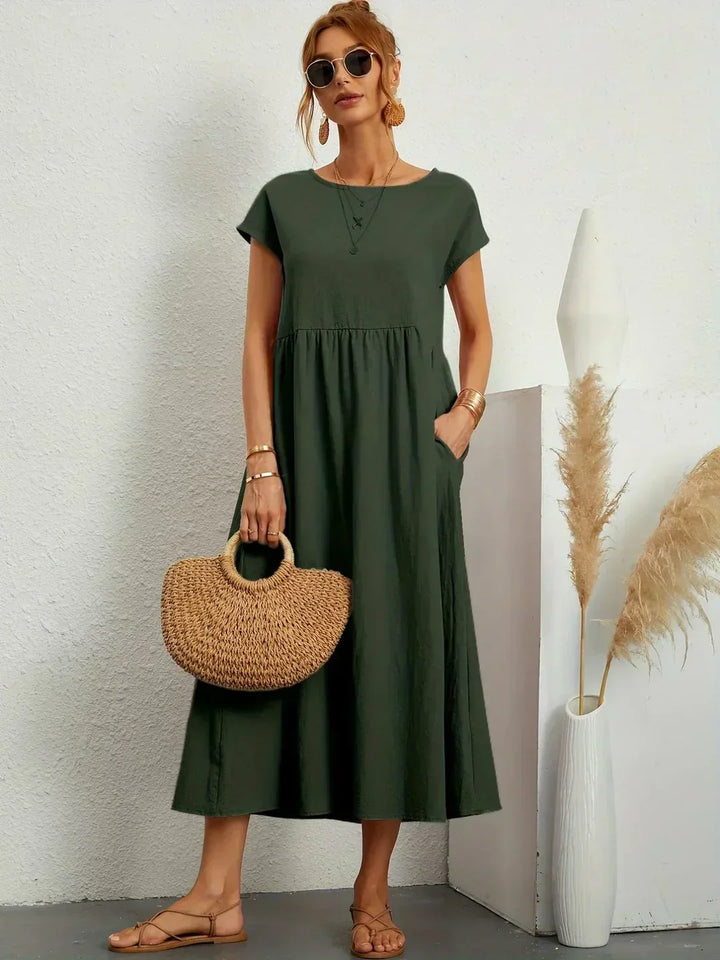 Ursina™ - Fluid Midi Dress
