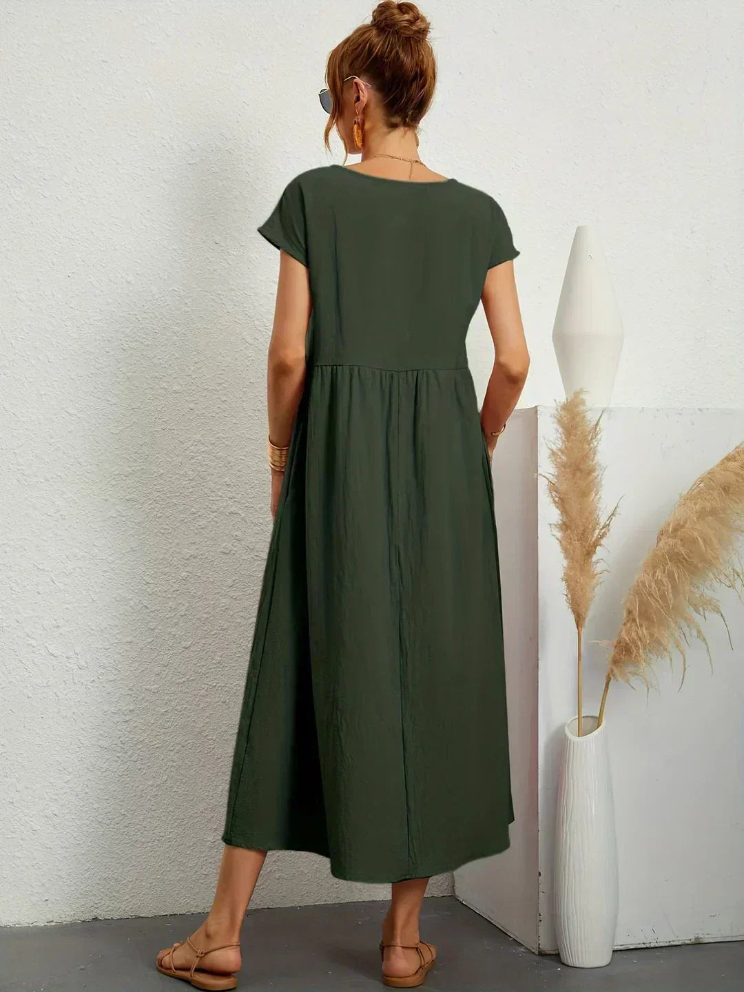 Ursina™ - Fluid Midi Dress