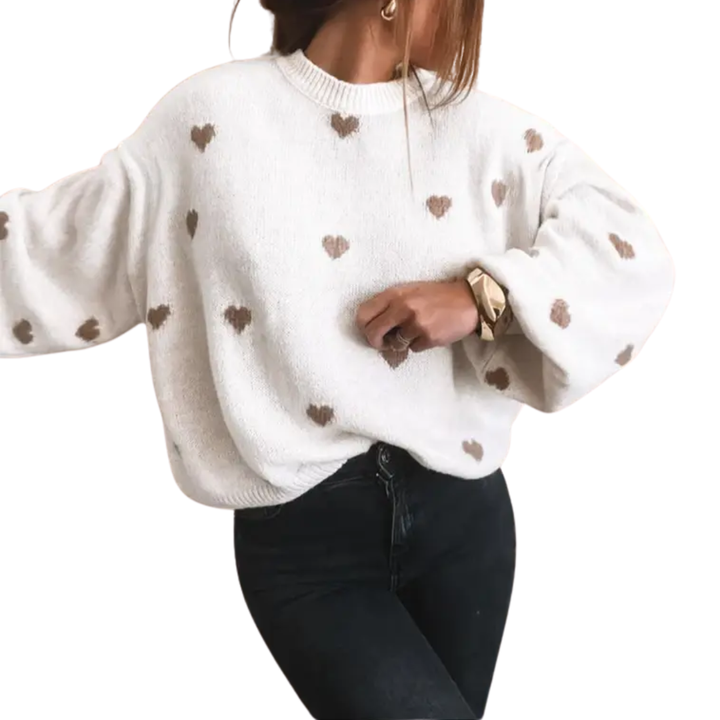 HOLLIS™ – Cozy Halloween Print Drop Shoulder Sweater