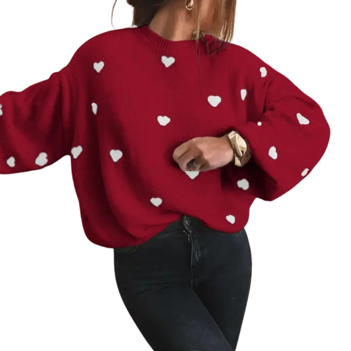 HOLLIS™ – Cozy Halloween Print Drop Shoulder Sweater