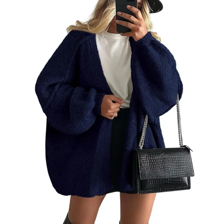 WRENLEY™ – Cozy Oversized Open Front Cardigan Sweater
