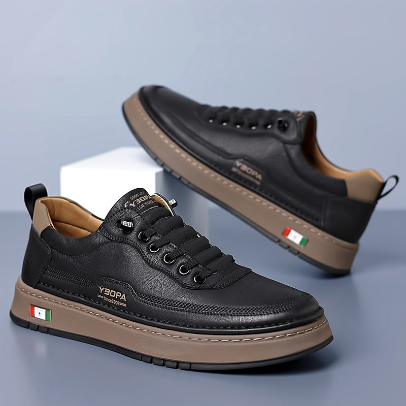 Cormac – Premium Leather Urban Sneakers with Cushioned Sole