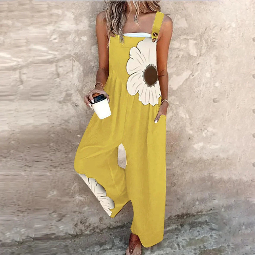 Charlotte – Comfortable Printed Overalls