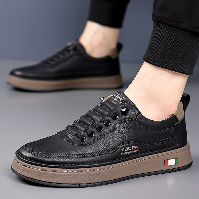 Cormac – Premium Leather Urban Sneakers with Cushioned Sole