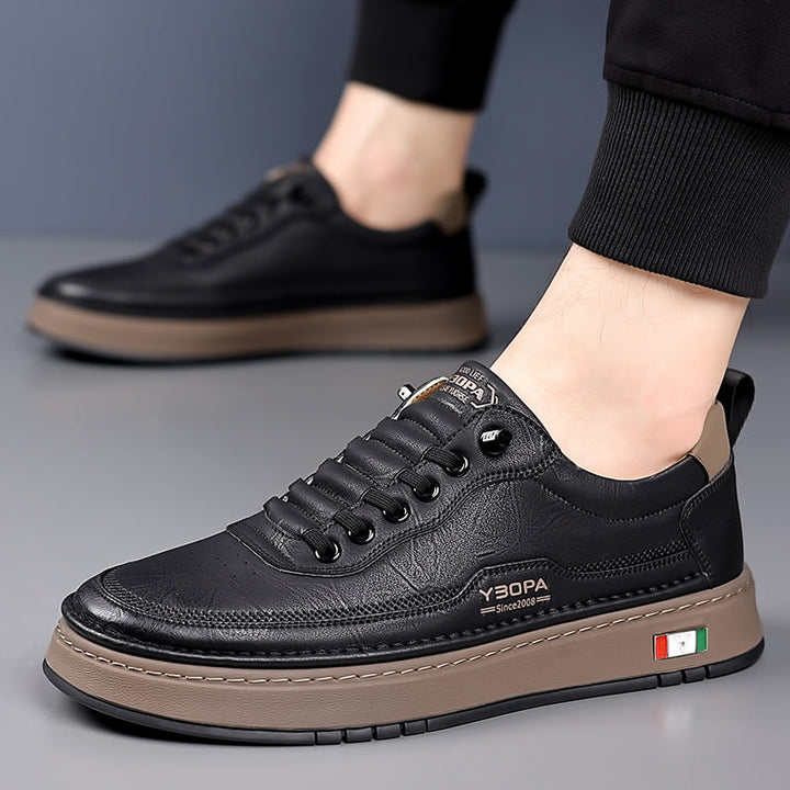 Cormac – Premium Leather Urban Sneakers with Cushioned Sole