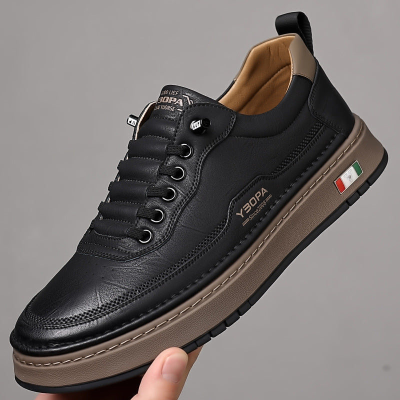 Cormac – Premium Leather Urban Sneakers with Cushioned Sole